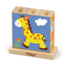 Viga Viga 50834 Kostki logiczne - zoo