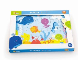 Viga Viga 50200 Puzzle na podkładce 24 elementy - ocean