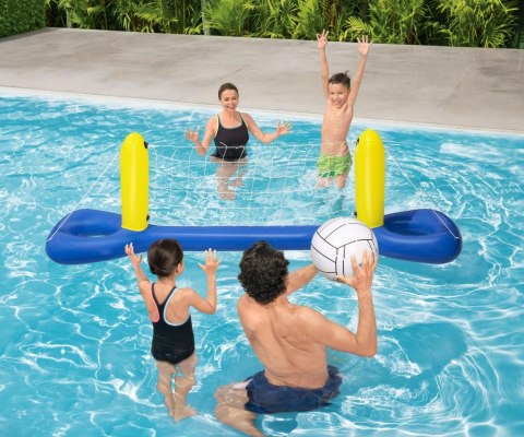 Bestway 52133 Zestaw pływający do gry w siatkówkę z piłką 2.52m x 64cm Bestway 52133 Zestaw pływający do gry w siatkówkę z piłką 2.52m x 64cm