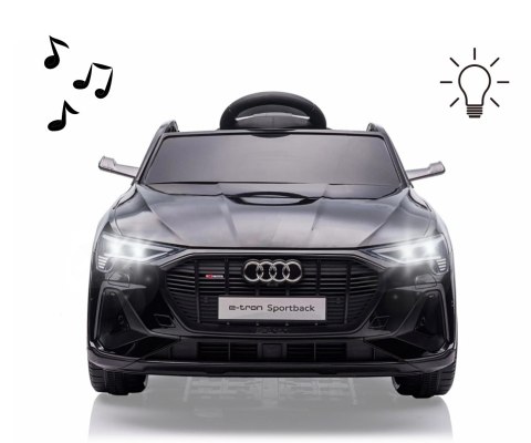 Milly Mally Pojazd na akumulator Audi E-Tron Sportback 4x4 Black Milly Mally Milly Mally Pojazd na akumulator Audi E-Tron Sportback 4x4 Black Milly Mally