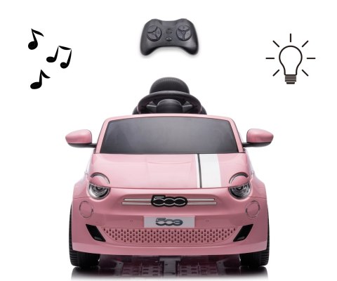 Milly Mally Pojazd na akumulator Fiat 500e Pink Milly Mally Pojazd na akumulator Fiat 500e Pink