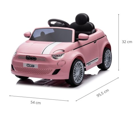 Milly Mally Pojazd na akumulator Fiat 500e Pink Milly Mally Pojazd na akumulator Fiat 500e Pink