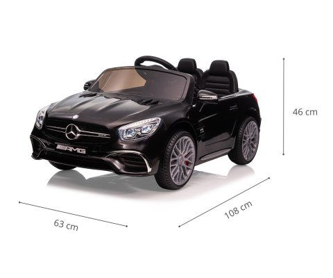 Milly Mally Pojazd na akumulator Mercedes-Benz SL65 AMG Black Milly Mally Milly Mally Pojazd na akumulator Mercedes-Benz SL65 AMG Black Milly Mally