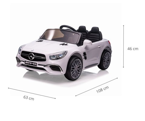 Milly Mally Pojazd na akumulator Mercedes-Benz SL65 AMG White Milly Mally Milly Mally Pojazd na akumulator Mercedes-Benz SL65 AMG White Milly Mally