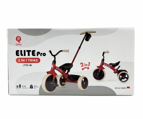 Qplay Rowerek Trójkołowy Elite Pro Black Qplay Qplay Rowerek Trójkołowy Elite Pro Black Qplay