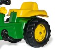 Rolly Toys 023110 Traktor Rolly Kid John Deere z łyżką i przyczepą Rolly Toys
