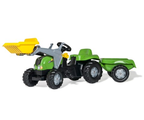 Rolly Toys 023134 Traktor Rolly Kid X z łyżka i przyczepa Zielony Rolly Toys Rolly Toys 023134 Traktor Rolly Kid X z łyżka i przyczepa Zielony Rolly Toys