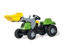 Rolly Toys 023134 Traktor Rolly Kid X z łyżka i przyczepa Zielony Rolly Toys