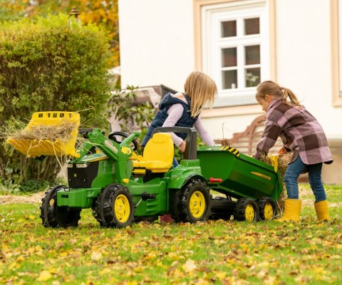 Rolly Toys 122165 Przyczepa Rolly Halfpipe półwywrotka John Deere 2-osie Rolly Toys Rolly Toys 122165 Przyczepa Rolly Halfpipe półwywrotka John Deere 2-osie Rolly Toys