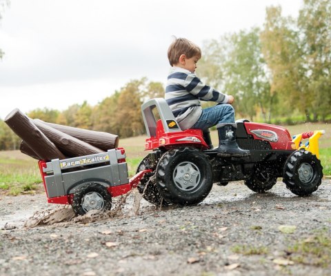 Rolly Toys 800261 Traktor Rolly Junior RT z przyczepą Czerwony Rolly Toys Rolly Toys 800261 Traktor Rolly Junior RT z przyczepą Czerwony Rolly Toys