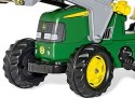 Rolly Toys 811496 Traktor Rolly Junior John Deere z łyżką i przyczepą Rolly Toys