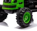 Milly Mally Jeździk na akumulator Traktor z przyczepą Farmer Green