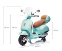 Milly Mally Jeździk na akumulator Vespa GTS Super Mint