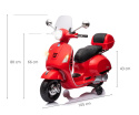 Milly Mally Jeździk na akumulator Vespa GTS Super Red