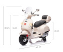 Milly Mally Jeździk na akumulator Vespa GTS Super White