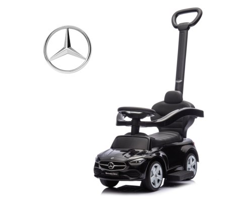 Jeździk z rączką MERCEDES C-Class Black Milly Mally