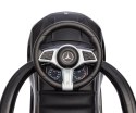 Jeździk z rączką MERCEDES C-Class Deluxe Black Milly Mally