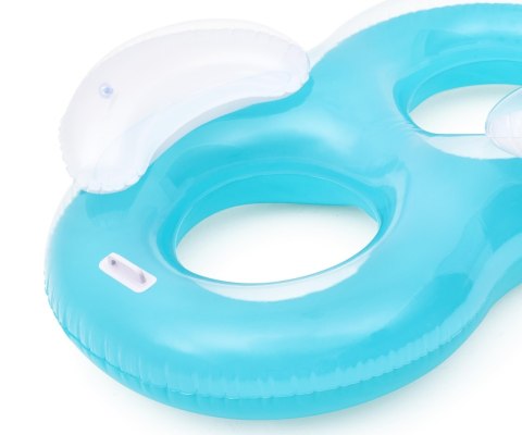 Bestway 43009 Koło do pływania podwójne Cool Comfort Niebieskie 1.88m x 1.17m Bestway 43009 Koło do pływania podwójne Cool Comfort Niebieskie 1.88m x 1.17m