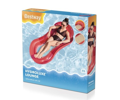 Bestway 43103 Dmuchany materac z siatkowanym dnem HydroLuxe Czerwony 1.60m x 84cm Bestway 43103 Dmuchany materac z siatkowanym dnem HydroLuxe Czerwony 1.60m x 84cm