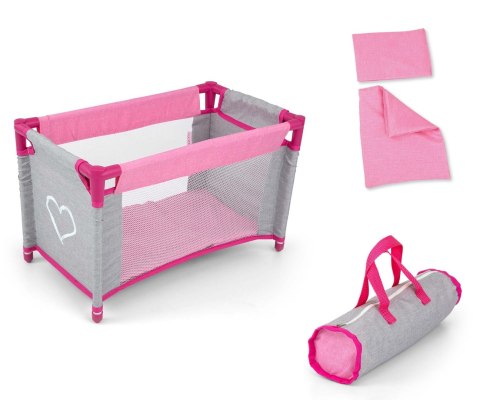 Milly Mally Łóżeczko dla lalek Lisa Prestige Pink Milly Mally Łóżeczko dla lalek Lisa Prestige Pink