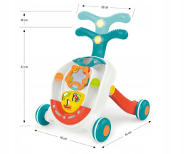 Pchacz chodzik dla dzieci edukacyjny interaktywny Walkie Milly Mally