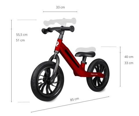 Qplay Rowerek Biegowy Racer New Red Qplay Rowerek Biegowy Racer New Red