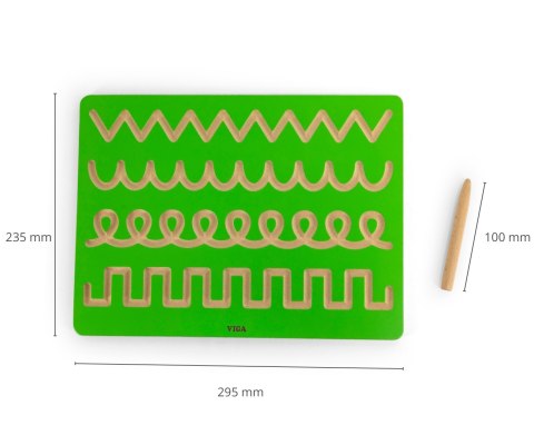 Viga 44697 Drewniana tablica kreślarska - wzory Viga 44697 Drewniana tablica kreślarska - wzory