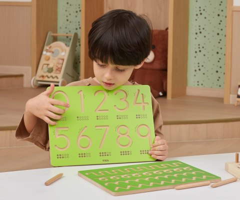 Viga 44698 Drewniana tablica kreślarska - liczby Viga 44698 Drewniana tablica kreślarska - liczby