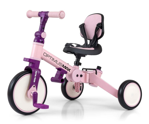 Milly Mally Rowerek 5w1 Optimus Max Pink Milly Mally Rowerek 5w1 Optimus Max Pink