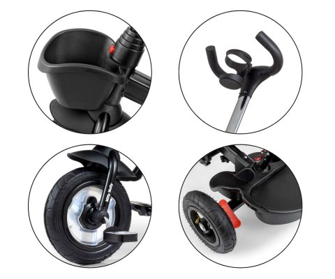 Milly Mally Tricycle Movi Black-Pink Milly Mally Tricycle Movi Black-Pink