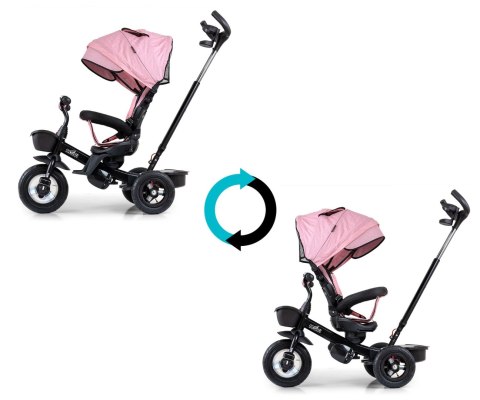 Milly Mally Tricycle Movi Black-Pink Milly Mally Tricycle Movi Black-Pink