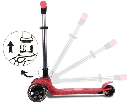 Hulajnoga balansowa Scooter Jelly Pink Milly Mally Hulajnoga balansowa Scooter Jelly Pink Milly Mally