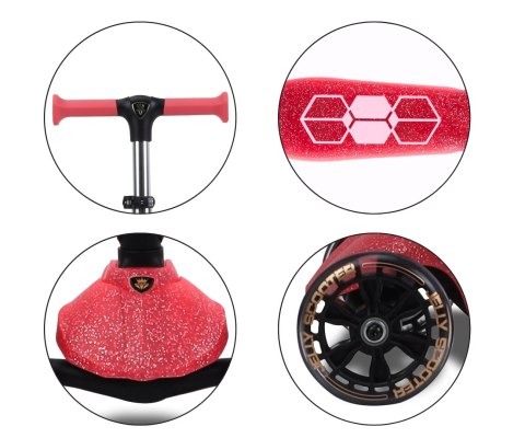 Hulajnoga balansowa Scooter Jelly Pink Milly Mally Hulajnoga balansowa Scooter Jelly Pink Milly Mally