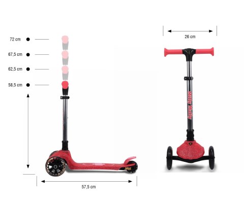 Hulajnoga balansowa Scooter Jelly Pink Milly Mally Hulajnoga balansowa Scooter Jelly Pink Milly Mally