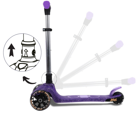 Hulajnoga balansowa Scooter Jelly Violet Milly Mally Hulajnoga balansowa Scooter Jelly Violet Milly Mally