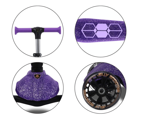 Hulajnoga balansowa Scooter Jelly Violet Milly Mally Hulajnoga balansowa Scooter Jelly Violet Milly Mally
