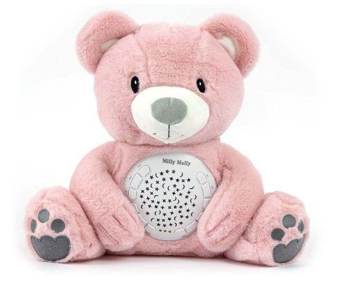 Milly Mally Zabawka pluszowa z Projektorem Milly Bear Pink Milly Mally Zabawka pluszowa z Projektorem Milly Bear Pink