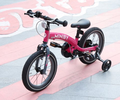 Qplay Rowerek Dziecięcy - Rowerek Biegowy Miniby 14 cali Rosa Qplay Rowerek Dziecięcy - Rowerek Biegowy Miniby 14 cali Rosa