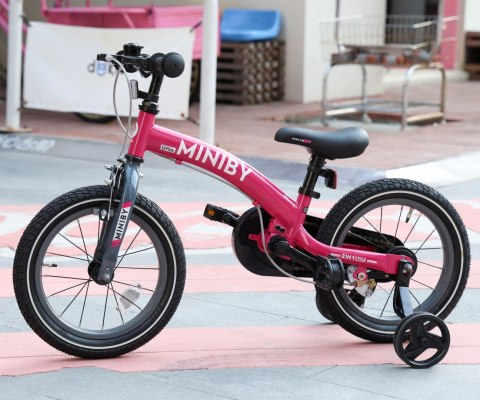 Qplay Rowerek Dziecięcy - Rowerek Biegowy Miniby 14 cali Rosa Qplay Rowerek Dziecięcy - Rowerek Biegowy Miniby 14 cali Rosa
