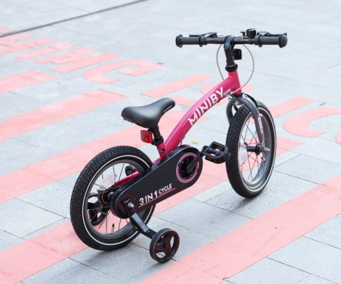Qplay Rowerek Dziecięcy - Rowerek Biegowy Miniby 14 cali Rosa Qplay Rowerek Dziecięcy - Rowerek Biegowy Miniby 14 cali Rosa