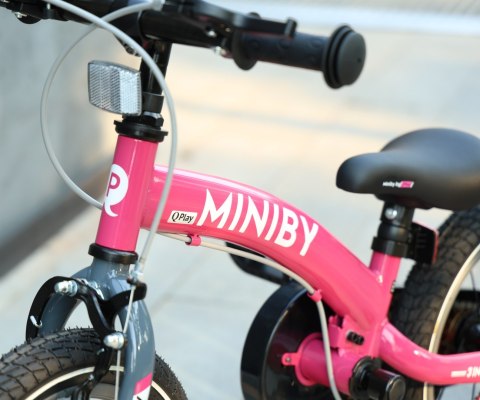 Qplay Rowerek Dziecięcy - Rowerek Biegowy Miniby 14 cali Rosa Qplay Rowerek Dziecięcy - Rowerek Biegowy Miniby 14 cali Rosa