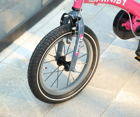 Qplay Rowerek Dziecięcy - Rowerek Biegowy Miniby 14 cali Rosa Qplay Rowerek Dziecięcy - Rowerek Biegowy Miniby 14 cali Rosa