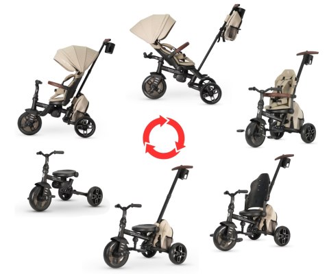 Qplay Rowerek Trójkołowy Comfo Max Beige Qplay Rowerek Trójkołowy Comfo Max Beige
