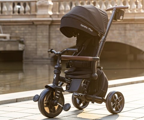 Qplay Rowerek Trójkołowy Comfo Max Black Qplay Rowerek Trójkołowy Comfo Max Black