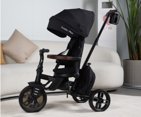 Qplay Rowerek Trójkołowy Comfo Max Black Qplay Rowerek Trójkołowy Comfo Max Black