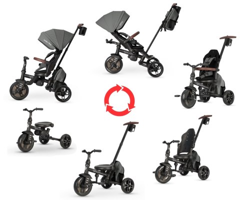 Qplay Rowerek Trójkołowy Comfo Max Grey Qplay Rowerek Trójkołowy Comfo Max Grey