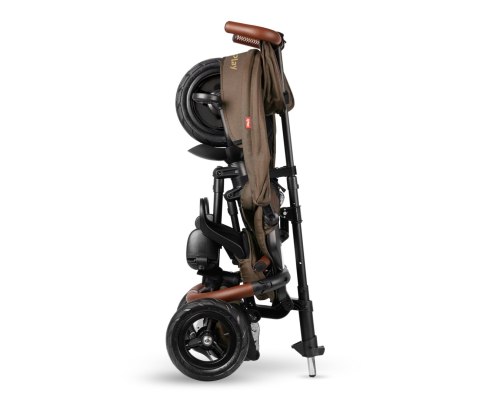 Qplay Rowerek Trójkołowy Rito Deluxe Rubber Brown
