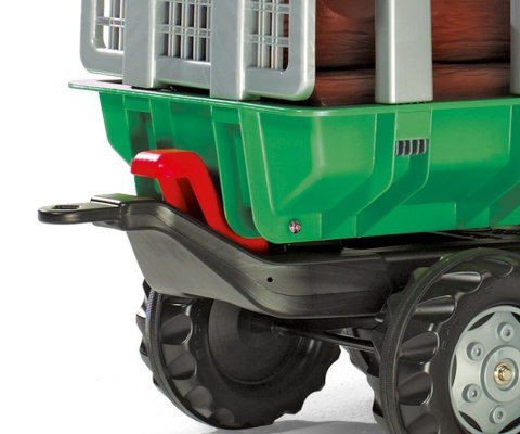 Rolly Toys 122158 Przyczepa Rolly-Timber Zielona do przewozu drzew, 2-osie Rolly Toys 122158 Przyczepa Rolly-Timber Zielona do przewozu drzew, 2-osie