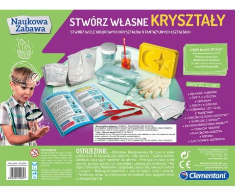 Clementoni Naukowa Zabawa Lab 50069 Stwórz Własne Kryształy Clementoni Naukowa Zabawa Lab 50069 Stwórz Własne Kryształy