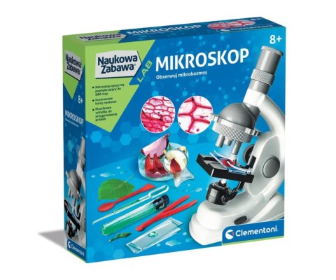Clementoni Naukowa Zabawa Lab 50806 Doświadczenia Z Mikroskopem Clementoni Naukowa Zabawa Lab 50806 Doświadczenia Z Mikroskopem
